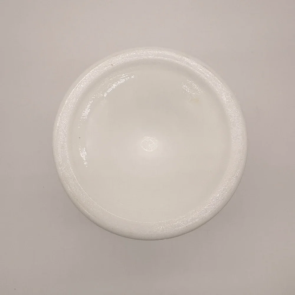 Vintage White Milk Glass Grape Harvest Pedestal Compote Bowl Cottagecore Decor